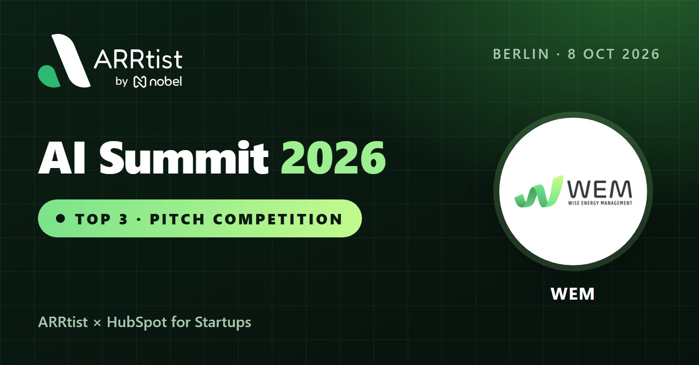 Top 3 · ARRtist AI Summit 2026 pitch competition